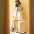 Candy Color ABS+PC Student Travel Suitcase Trolley Set