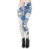 Printed Cropped High Waist Leggings – Women's Slimming and Breathable Pants