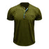 Summer European And American Men's Short Sleeve Casual Crew Neck Top