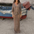 Casual Skirt Fashion Hollowed-out Fishnet Knitted Shirtdress