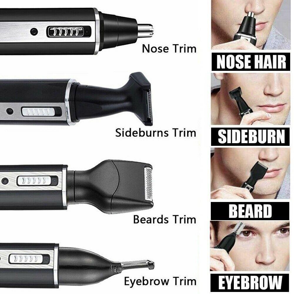 4 In 1 Electric Shaving Nose Ear Trimmer Safety Face Beard Care