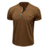 Summer European And American Men's Short Sleeve Casual Crew Neck Top