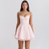 Women's Sling Slim Fit Backless Princess Petti Skirt Dress