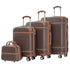 Hard Shell Luggage Sets – 4 Pieces (20" + 24" + 28" + Cosmetic Case) Spinner Suitcase with TSA Lock