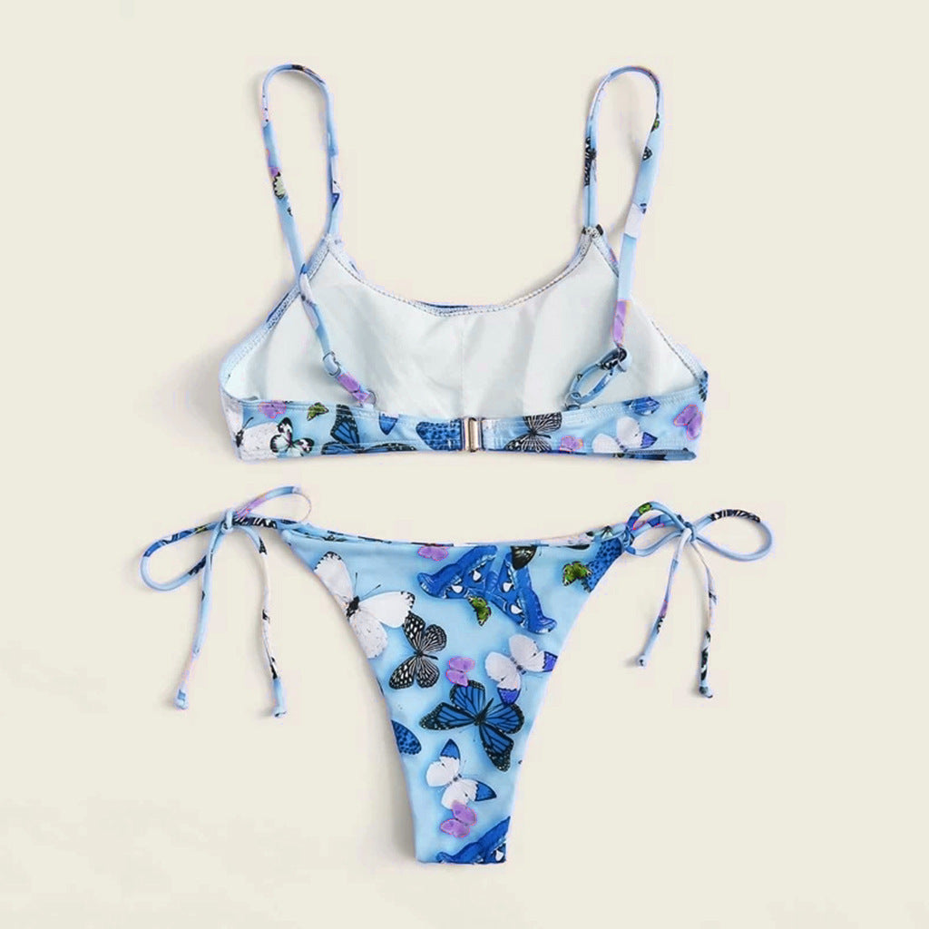 Summer Floral Print Bikini – Push-Up Beach Swimsuit