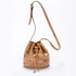 Suede Rivet Bucket Bag Hollow Crossbody Bag