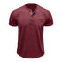 Summer European And American Men's Short Sleeve Casual Crew Neck Top