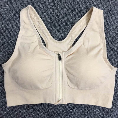 Factory Direct Supply Front Zipper Sports Bra – Shockproof & Breathable