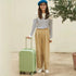 Candy Color ABS+PC Student Travel Suitcase Trolley Set