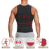 Men’s Fitness Shapewear Sauna Vest – Double Belt Waist Trainer & Sweat Shirt Corset