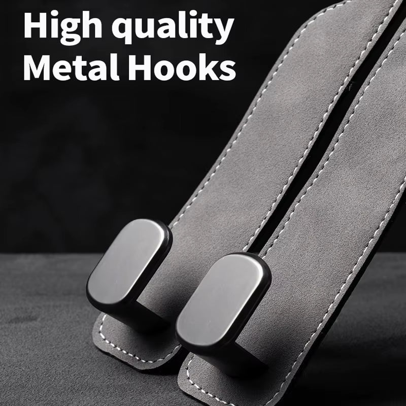 Car Seat Back Hook Suede Double-Headed Rear Storage Storage Small Hook Car Interior Decoration Supplies