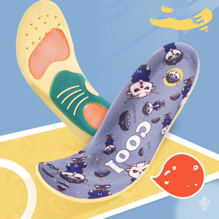 Children's Sports Insoles – Breathable, Sweat-Absorbent & Deodorizing