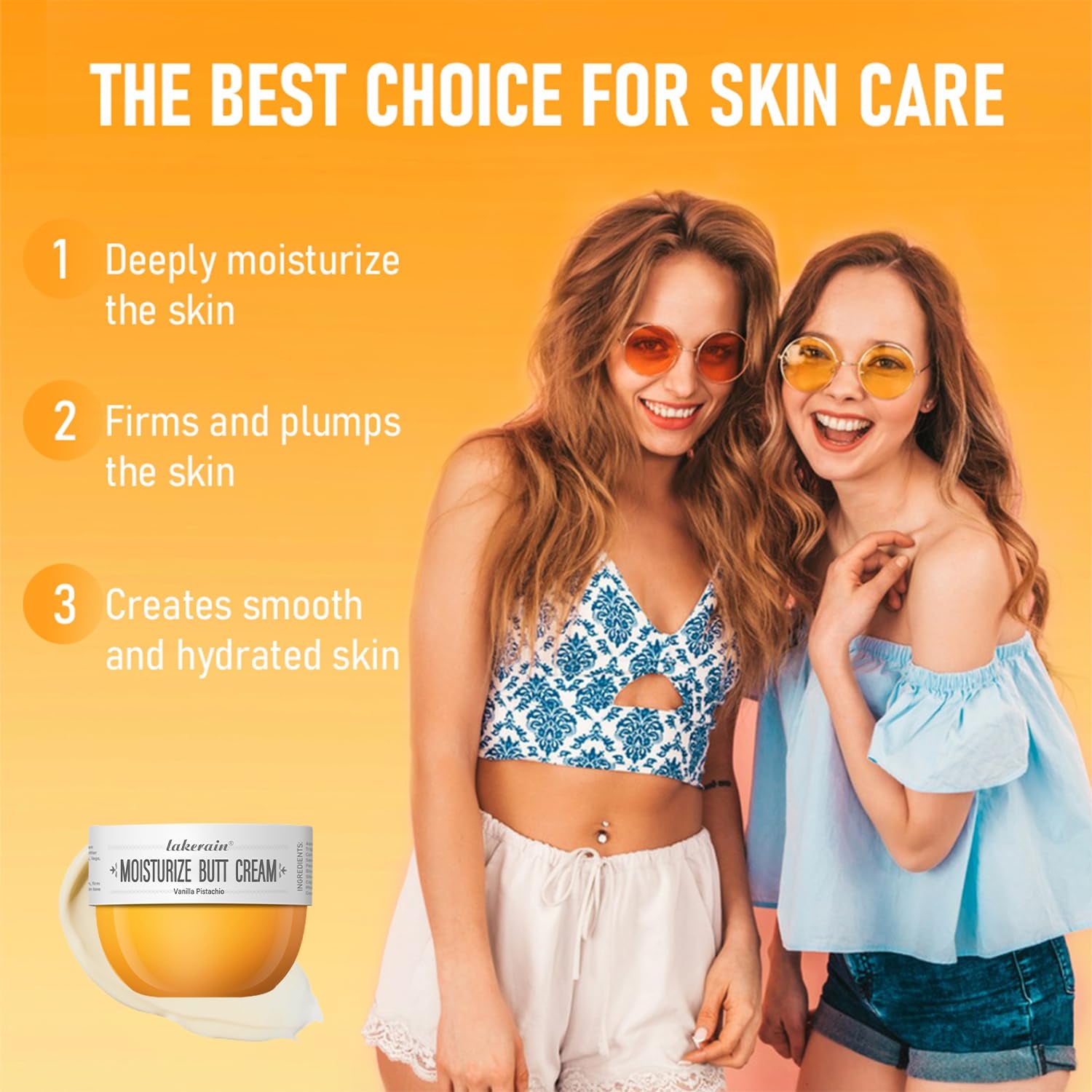 8.8Fl Oz Body Bum Cream,Smooth and Repair Butt Acne Cleaning Cream, Moisturizing Cream for Rough Dry Skin, Body Skin Repair for Women and Girls (250ML Caramelized Coconut Scent)