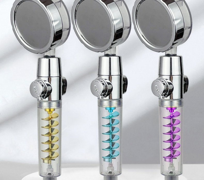 Twin-Turbo Pressurized Shower Head – Supercharged Propeller Design