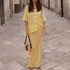 Casual Skirt Fashion Hollowed-out Fishnet Knitted Shirtdress