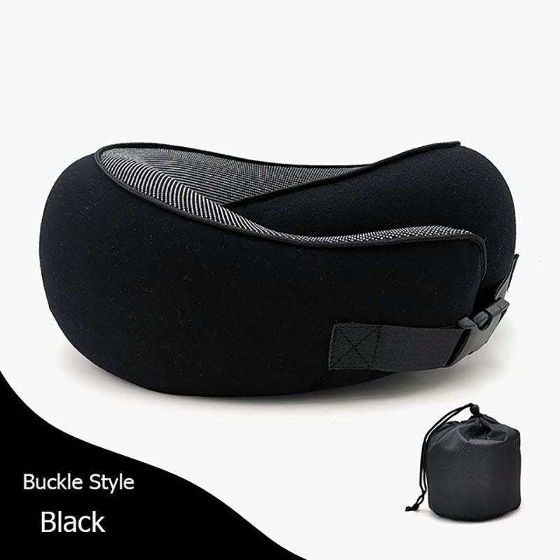 Travel Neck Pillow – U-Shaped Memory Foam Neck Cushion