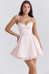 Women's Sling Slim Fit Backless Princess Petti Skirt Dress